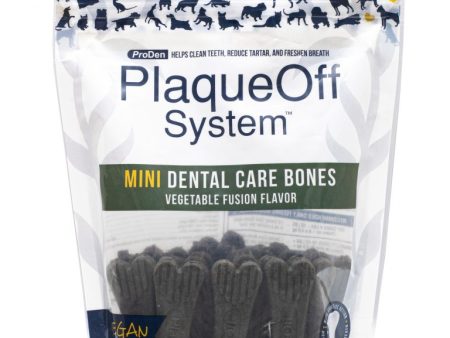 Plaque Off Vegetable Fusion Mini Dental Treats 12oz Online Hot Sale