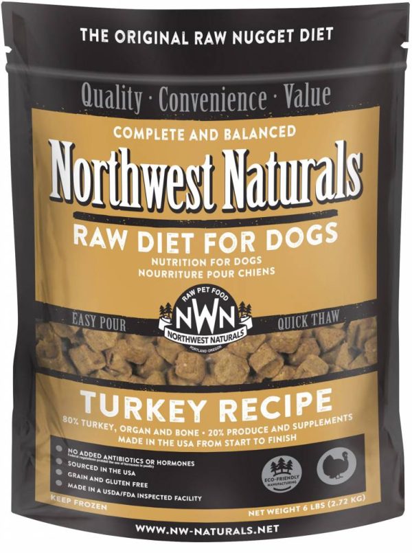 Northwest Naturals Raw Turkey Nuggets 6lb Online Sale