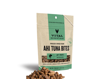 Vital Essentials Freeze Dried Cat Treats Ahi Tuna 1.1oz on Sale