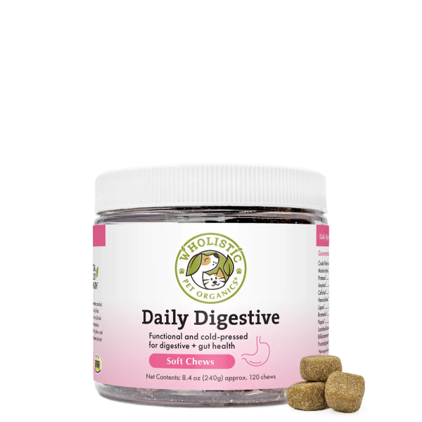 Wholistic Pet Organics Daily Digestive Soft Chews For Cheap