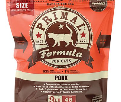 Primal Raw Cat Food Pork 3lb Online