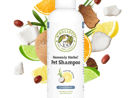 Wholistic Pet Organics Heavenly Herbal Shampoo 16oz Supply