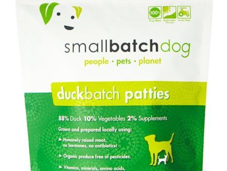 SmallBatch Raw Dog Food Duck Patties Sale