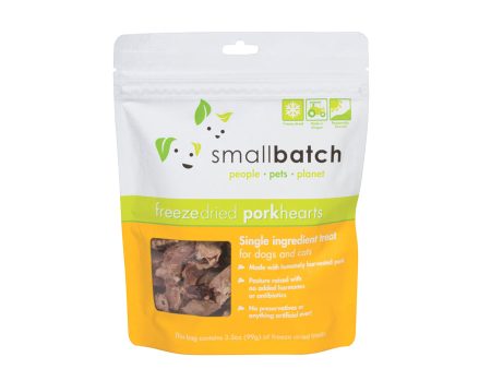 SmallBatch Freeze Dried Pork Hearts 3oz Online Sale