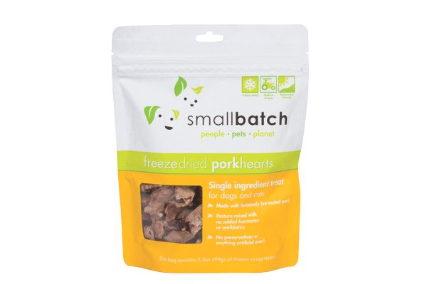 SmallBatch Freeze Dried Pork Hearts 3oz Online Sale