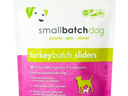 SmallBatch Raw Dog Food Turkey Sliders 3lb Discount