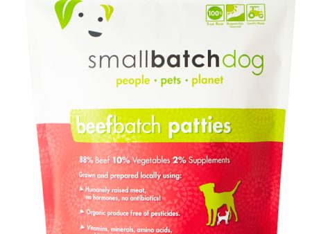 SmallBatch Raw Dog Food Beef Patties Online Hot Sale