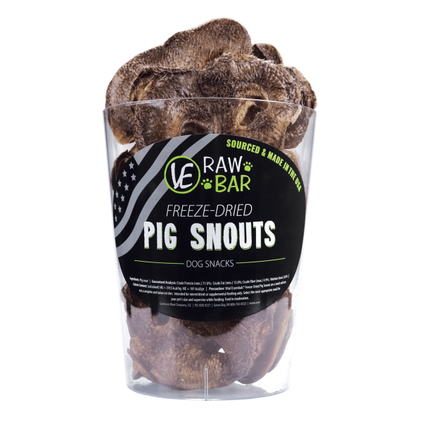 Vital Essentials Freeze Dried Pig Snouts Supply