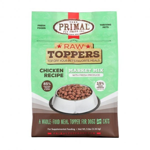 Primal Raw Dog Food Market Mix Chicken Recipe 5lb Hot on Sale