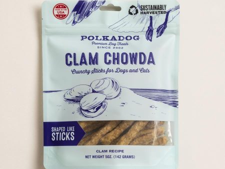 Polkadog Clam Chowda Sticks 5oz on Sale