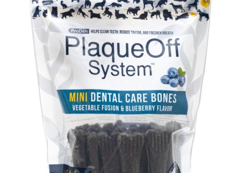 Plaque Off Mini Vegetable & Blueberry Dental Treats 12oz Supply