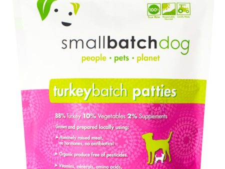 SmallBatch Raw Dog Food Turkey Patties Hot on Sale