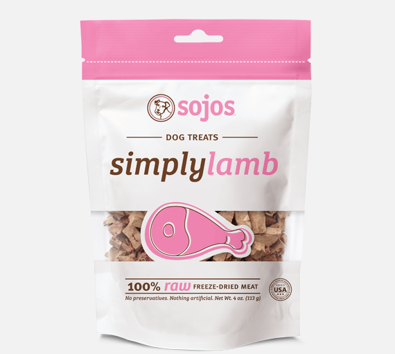 Sojos Simply Lamb Freeze Dried Treats 4oz Online Sale