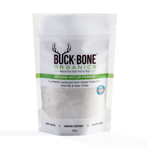 Buck Bone Organics Ground Antler Powder 4oz Supply