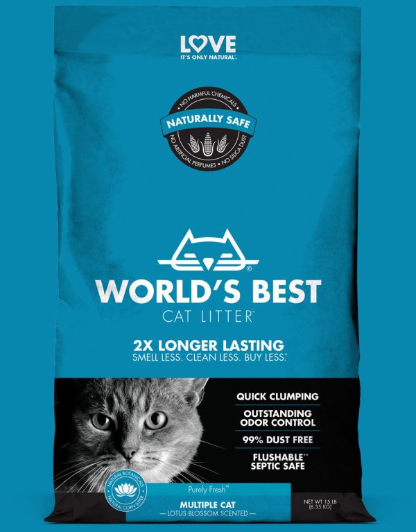 World s Best Cat Litter Lotus Blossom 28lb Cheap