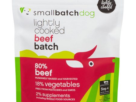 SmallBatch Lightly Cooked Dog Food Beef Discount