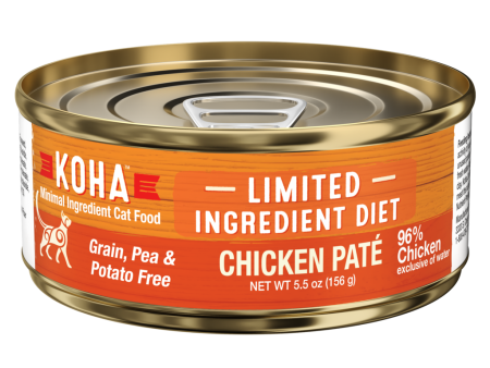 Koha Canned Cat Food Limited Ingredient Diet Chicken Pate on Sale