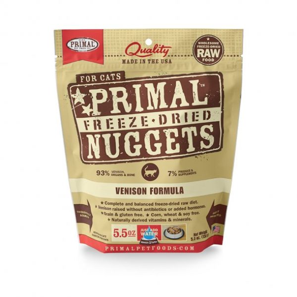 Primal Freeze Dried Cat Food Venison Discount