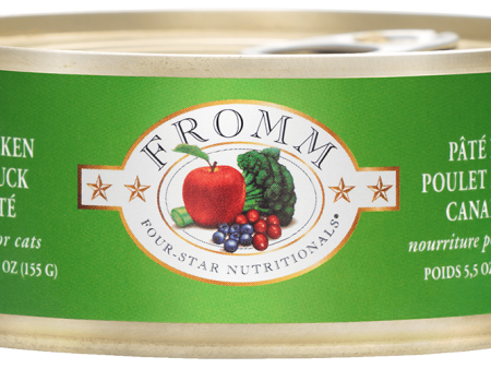 Fromm Canned Cat Food Chicken & Duck Pate For Sale