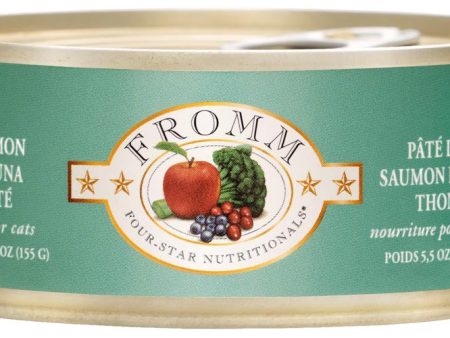 Fromm Canned Cat Food Salmon & Tuna Pate 5.5oz Fashion