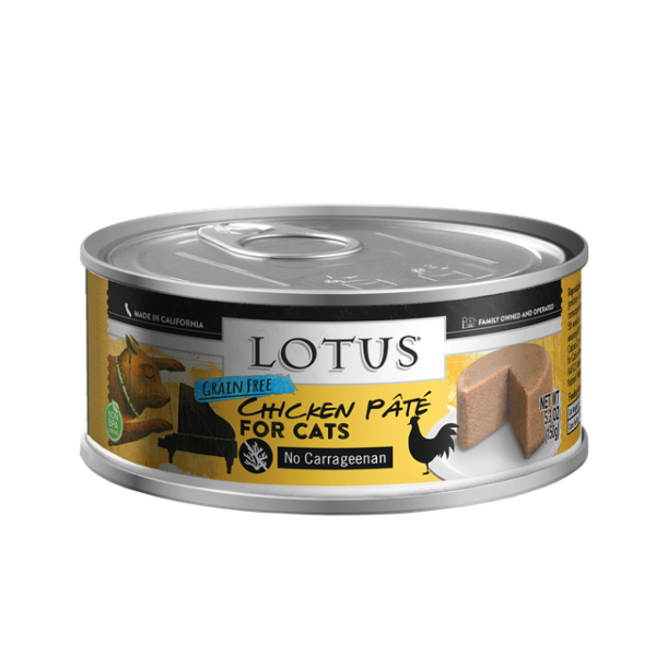 Lotus Canned Cat Food Chicken Pate on Sale