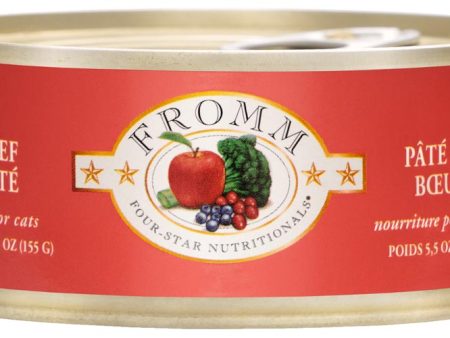 Fromm Canned Cat Food Beef Pate 5.5oz For Cheap