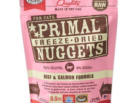 Primal Freeze Dried Cat Food Beef & Salmon Discount