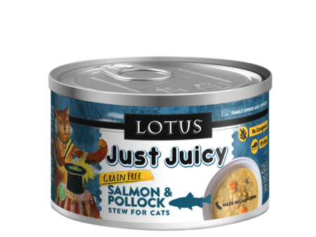 Lotus Canned Cat Food Just Juicy Salmon Stew For Cheap