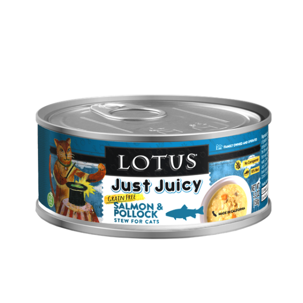 Lotus Canned Cat Food Just Juicy Salmon Stew For Cheap