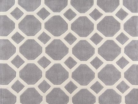 Momeni Bliss BS-11 Grey Contemporary Hand Tufted Rug Online Sale