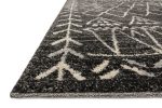 Loloi Emory EB-09 Black Ivory Transitional Powre Loomed Rugs For Cheap