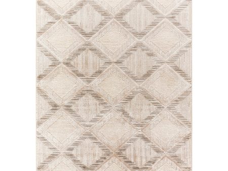 Surya Wolly WOY-2302 Ivory Modern Machine Woven Rug For Discount