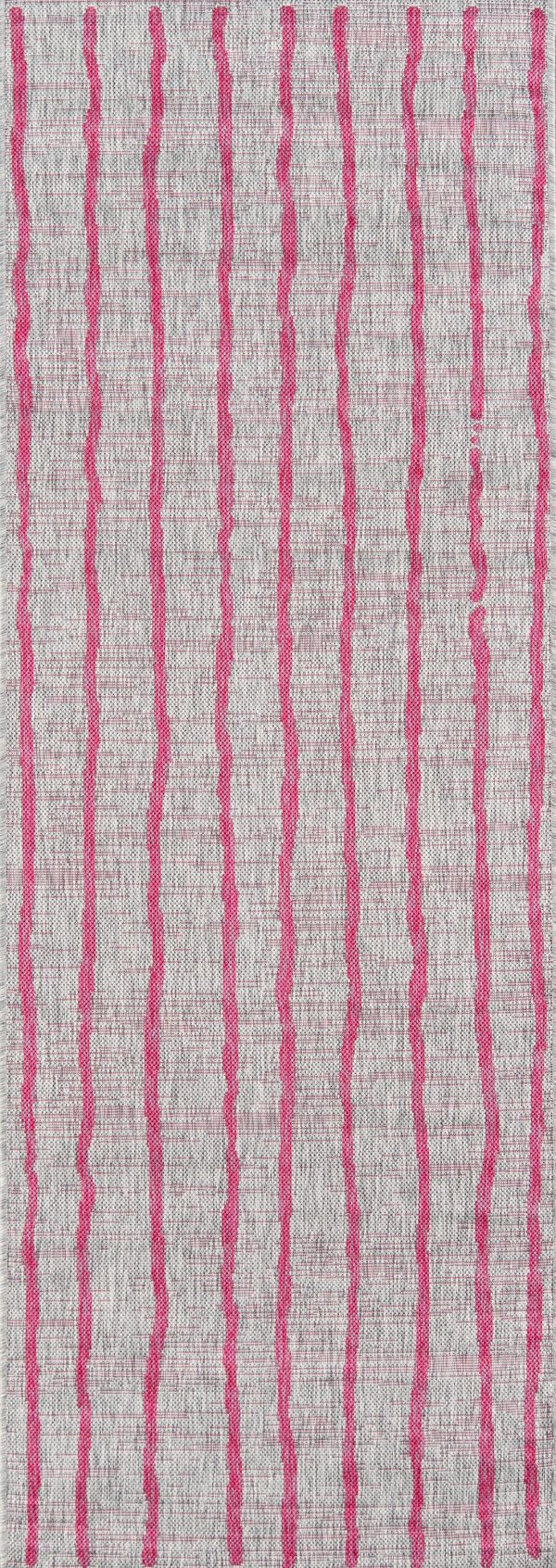 Novogratz Villa VI-03 Fuschia Contemporary Machine Made Rug Fashion