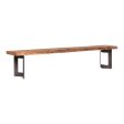 Moes Home Benches Bent Natural  Industrial Furniture Cheap