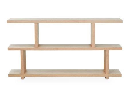 Moes Home Shelves Miri Natural  Mid-Century Modern Furniture Discount