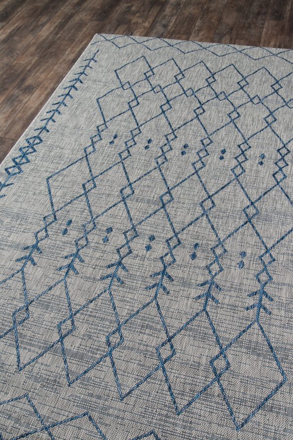 Novogratz Villa VI-08 Grey Contemporary Machine Made Rug Hot on Sale