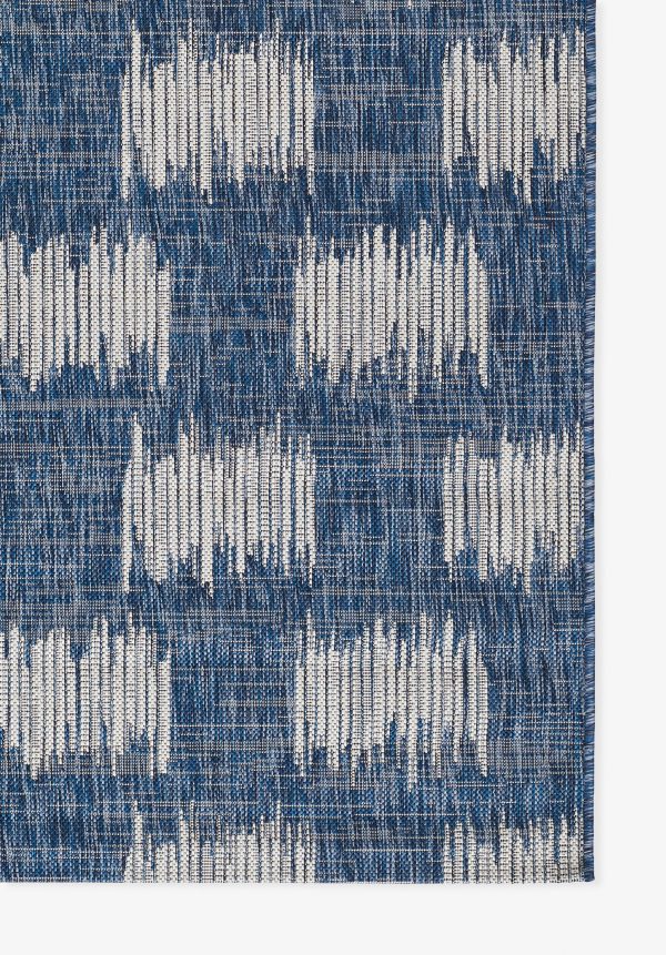 Novogratz Villa VI-12 Blue Transitional Machine Made Rug on Sale