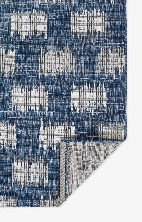 Novogratz Villa VI-12 Blue Transitional Machine Made Rug on Sale