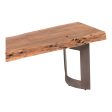 Moes Home Benches Bent Natural  Industrial Furniture Cheap