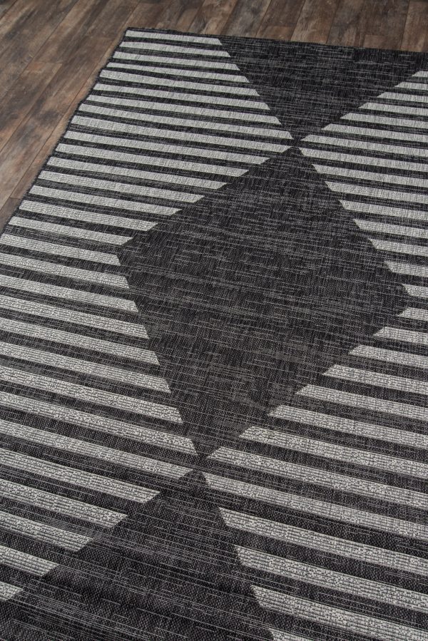 Novogratz Villa VI-07 Charcoal Contemporary Machine Made Rug Online now