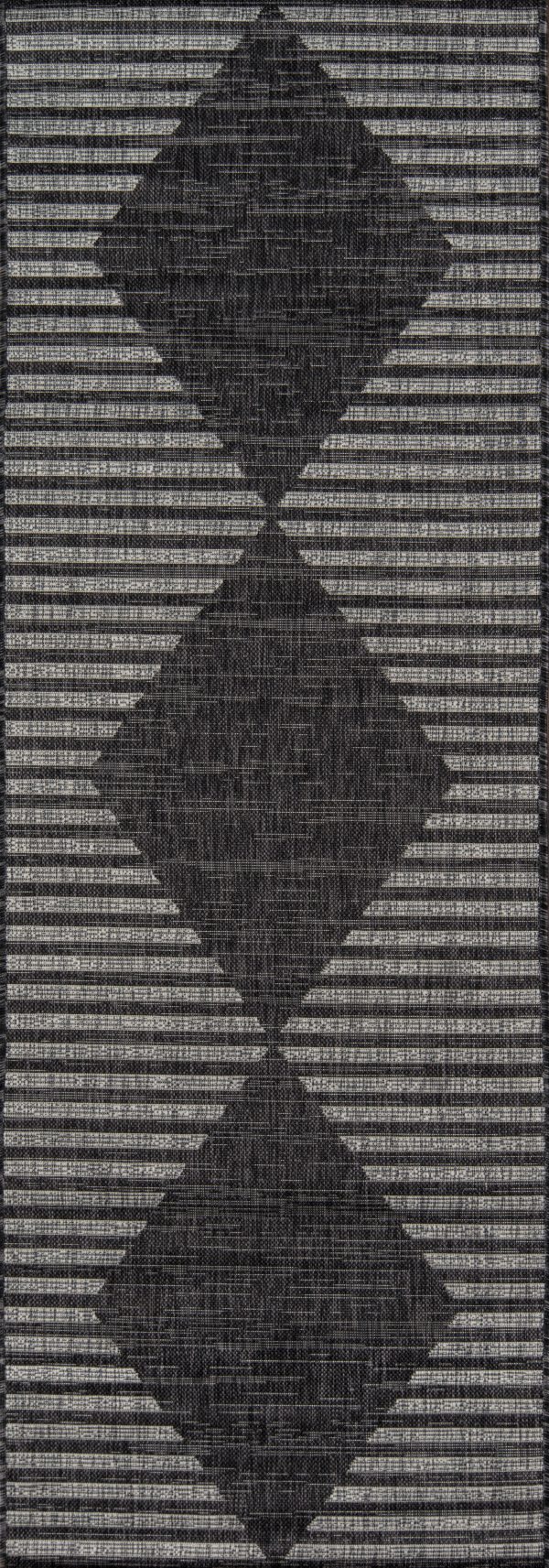 Novogratz Villa VI-07 Charcoal Contemporary Machine Made Rug Online now