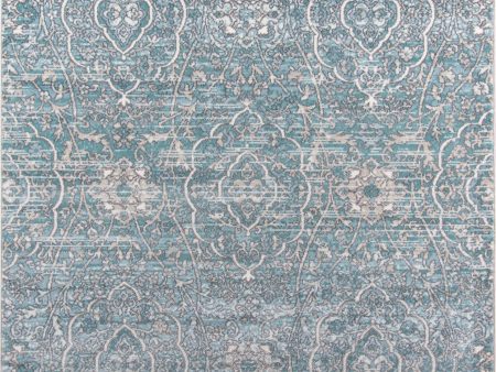 Momeni Brooklyn Heights BH-07 Blue Transitional Machine Made Rug Online Hot Sale