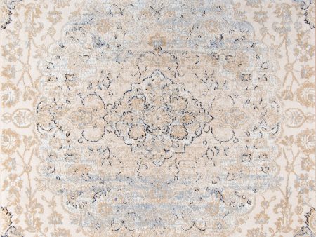 Momeni Amelia AM-01 Beige Traditional Machine Made Rug Discount