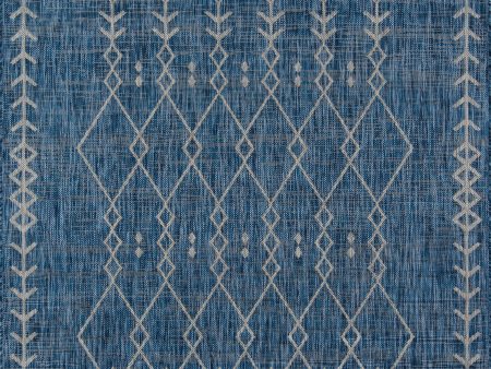 Novogratz Villa VI-08 Blue Contemporary Machine Made Rug Discount