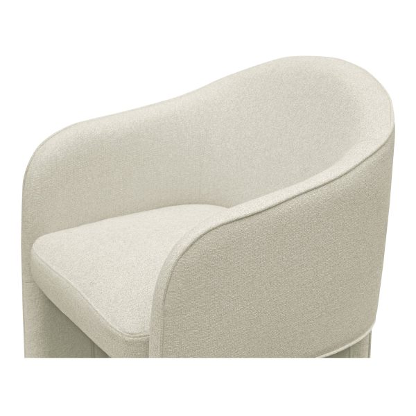 Moes Home Dining Chairs CLARA Beige  Contemporary Furniture For Discount