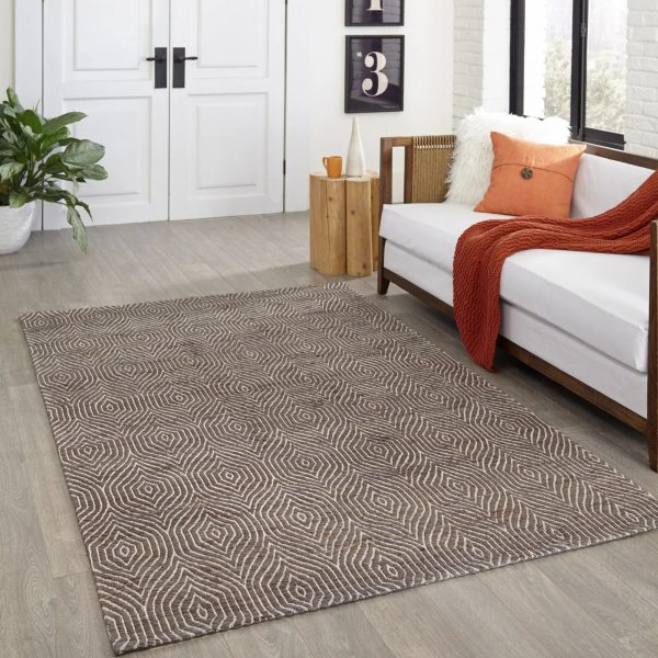 Momeni Bengal BEN-6 Charcoal Transitional Hand Woven Rug Online now