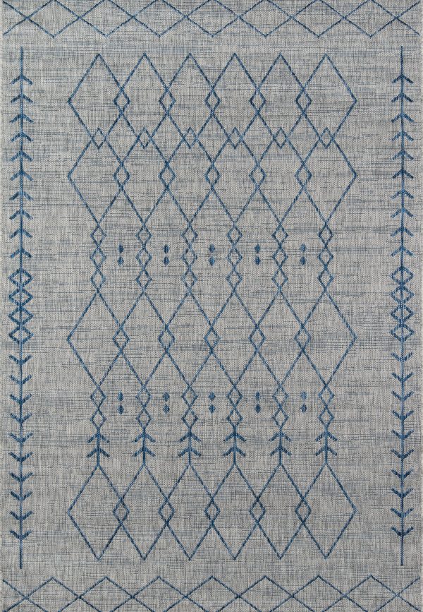 Novogratz Villa VI-08 Grey Contemporary Machine Made Rug Hot on Sale