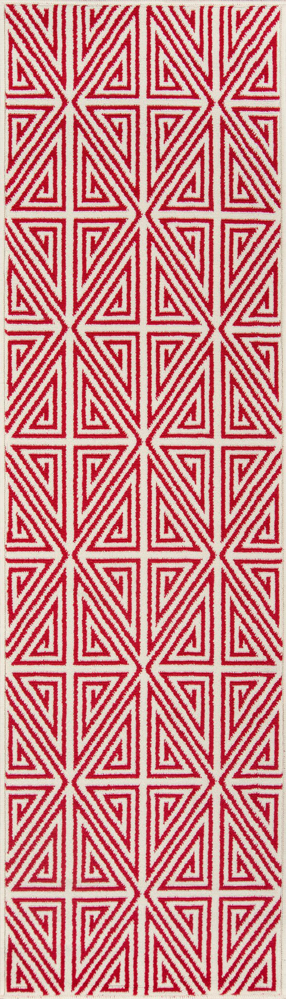 Momeni Baja BAJ-4 Red Contemporary Machine Made Rug Online Hot Sale