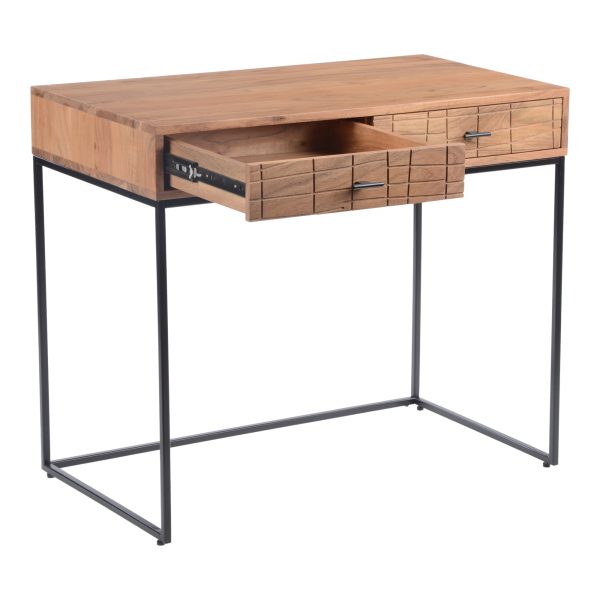 Moes Home Desks ATELIER Natural  Contemporary Furniture Discount