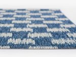 Novogratz Villa VI-12 Blue Transitional Machine Made Rug on Sale